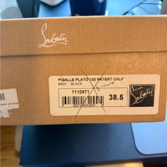 Christian Louboutin Pigalle Plato 120 Patent Calf - Picture 8 of 8